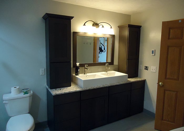 Bathroom Remodel with New Vanity in Kokomo